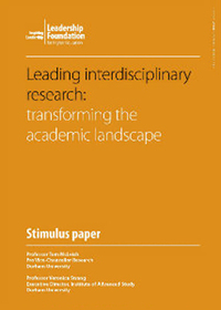 Leading Interdisciplinary Research