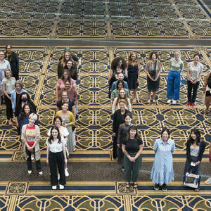Group photo of Athena in Action participants forming an 